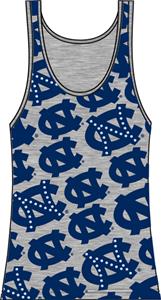 UNC North Carolina Womens Rhinestone Tank Top