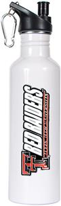 NCAA Texas Tech Red Raiders White Water Bottle