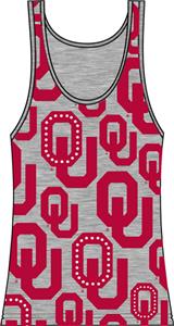 Oklahoma Sooners Womens Rhinestone Tank Top