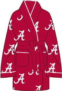Alabama University Womens Fleece Bath Robe