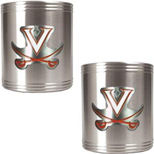 NCAA Virginia Cavaliers Stainless Can Holders