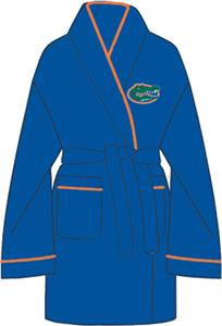 Florida Gators Solid Womens Fleece Bath Robe