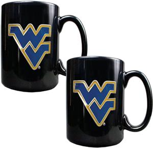 NCAA West Virginia Ceramic Mug (Set of 2)
