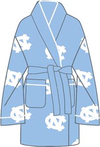 North Carolina Womens Fleece Bath Robe