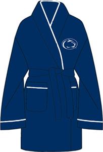 Penn State Solid Womens Fleece Bath Robe