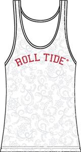 Emerson Street Alabama Womens Swirl Tank Top