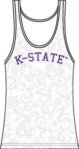 Kansas State Womens Swirl Tank Top