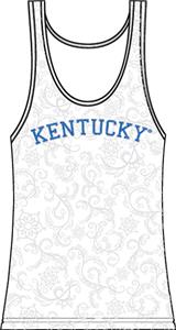 Kentucky Wildcats Womens Swirl Tank Top