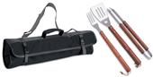 Picnic Time 3-Piece BBQ Tool Set with Tote Picnic Time 3-Piece BBQ Tool Set with Tote