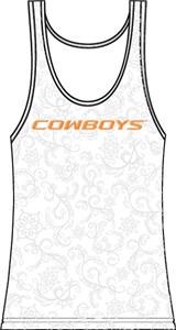 Oklahoma State Womens Swirl Tank Top