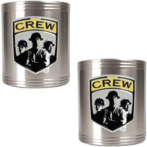 MLS Columbus Crew Stainless Steel Can Holders