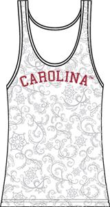 South Carolina Womens Swirl Tank Top