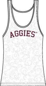 Texas A&M Aggies Womens Swirl Tank Top
