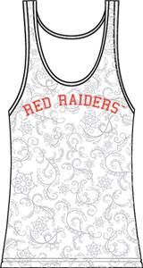 Texas Tech Womens Swirl Tank Top