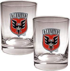 MLS D.C. United 14oz. Rocks Glass Set of 2