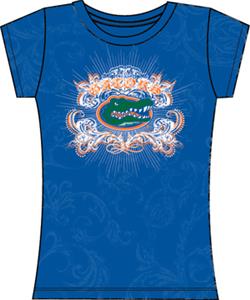 Florida Gators Womens Metallic Foil Image Tee