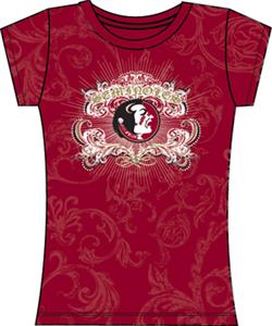 Florida State Womens Metallic Foil Image Tee