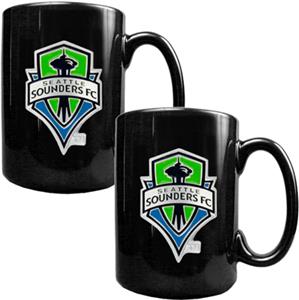 MLS Seattle Sounders Ceramic Mug Set of 2
