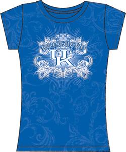Kentucky Wildcats Womens Metallic Foil Image Tee