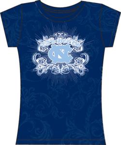 North Carolina Womens Metallic Foil Image Tee