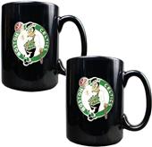 NBA Boston Celtics Black Ceramic Mug (Set of 2)