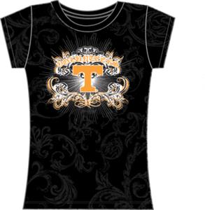 Tennessee Womens Metallic Foil Image Tee