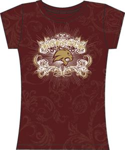 Texas State Womens Metallic Foil Image Tee