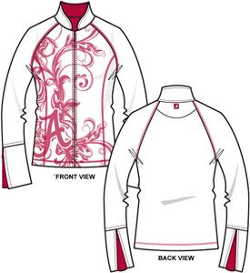 Alabama Univ Womens Premier Yoga Fit Jacket