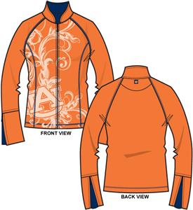 Auburn Tigers Womens Premier Yoga Fit Jacket
