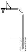 Gared GN455 FM Gooseneck Basketball Goal Posts Gared GN455 FM Gooseneck Basketball Goal Posts
