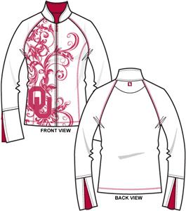 Oklahoma Sooners Womens Premier Yoga Fit Jacket