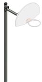 Gared AAB35 FM Straight Basketball Goal Posts Gared AAB35 FM Straight Basketball Goal Posts