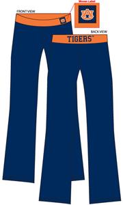Auburn Tigers Womens Fit Yoga Pants