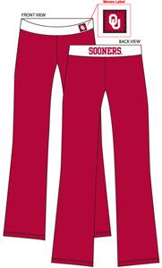 Oklahoma Sooners Womens Fit Yoga Pants