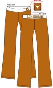 Texas Longhorns Womens Fit Yoga Pants