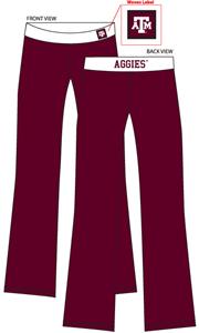Texas A&M Aggies Womens Fit Yoga Pants