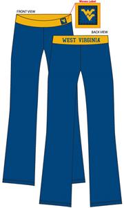 West Virginia Womens Fit Yoga Pants