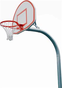 PK4565 Standard Gooseneck Basketball Goal Package