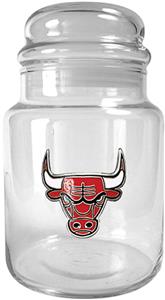 NBA Chicago Bulls Glass Candy Jar