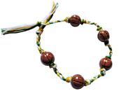 Ceramic Basketball Bead Friendship Bracelet Kits