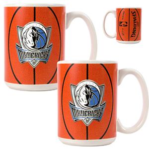 NBA Dallas Mavericks Gameball Mug (Set of 2) 