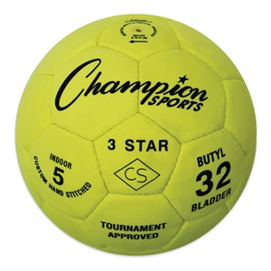 Champion Sports Three Star Indoor Soccer Balls