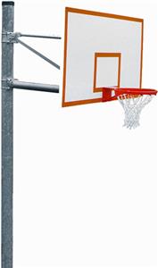 PK6051 Heavy-Duty Straight Basketball Goal Package