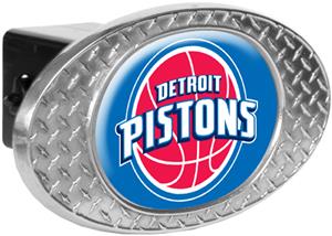 NBA Detroit Pistons Diamond Plate Hitch Cover