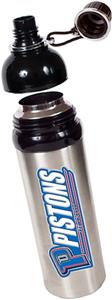 NBA Detroit Pistons Water Bottle w/Black Top