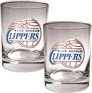 NBA Memphis Grizzlies 2 piece 14oz Rocks Glass Set