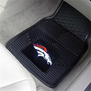 Fan Mats Denver Broncos Vinyl Car Mats
