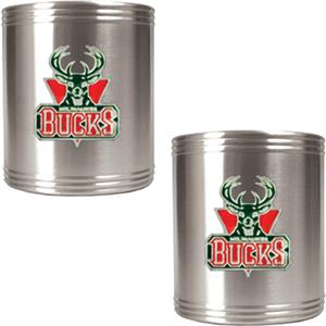 NBA Milwaukee Bucks Stainless Steel Can Holders
