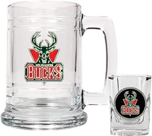 NBA Milwaukee Bucks Boilermaker Gift Set