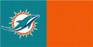 Fan Mats NFL Miami Dolphins Carpet Tiles 